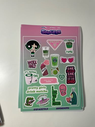 ستيكرز ماتشا | Matcha