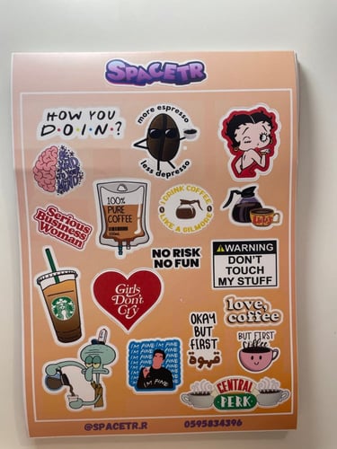 ستيكرز قهوه | coffee