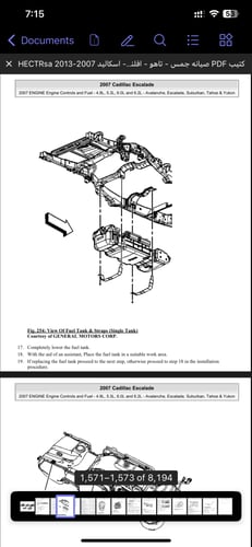 كتيب PDF طرق صيانة جمس - تاهو - افلنش - اسكاليد 20...