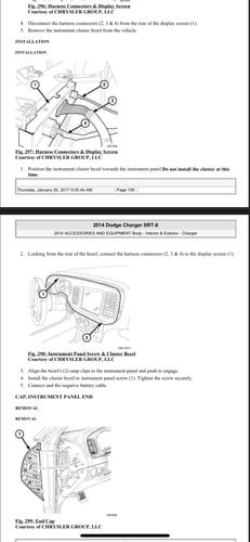 كتيب PDF طرق صيانة دودج تشارجر 2014-2011