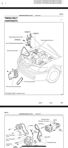 كتيب PDF طرق صيانة تويوتا كامري 1998-2002