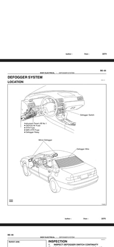 كتيب PDF طرق صيانة تويوتا كامري 1998-2002