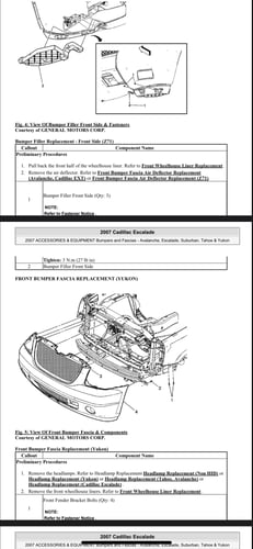 كتيب PDF طرق صيانة جمس - تاهو - افلنش - اسكاليد 20...