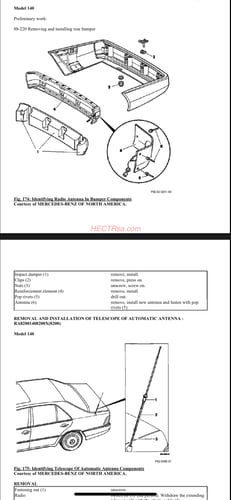 كتيب PDF طرق صيانة مرسيدس شبح