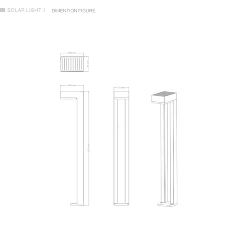 اضاءة طاقة للممرات والحدائق