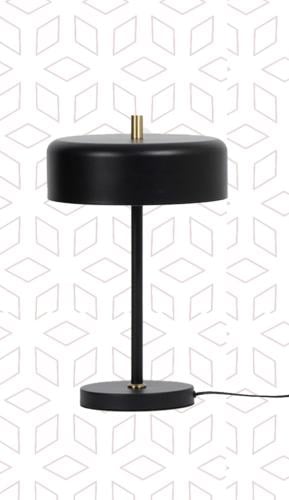 Black modern industrial table lamp
