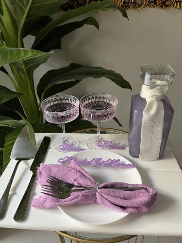 طقم كيك لافندر