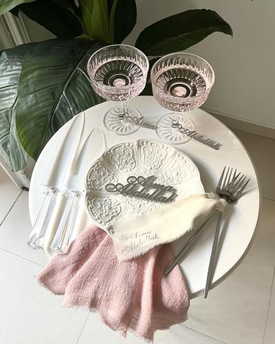 طقم كيك ذكرى - فضي