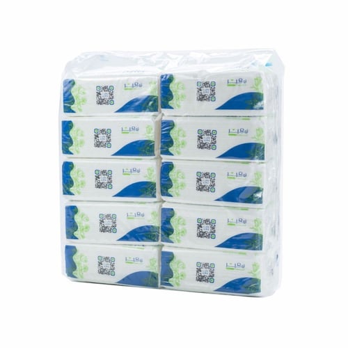 مناديل وجه توكير 50 عبوة (200 منديل مفرد نقش خفيف)