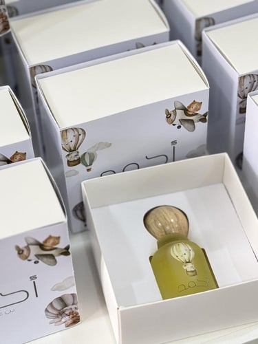 عطر 30 مل مع علبة وطباعة يوفي - 12 حبة