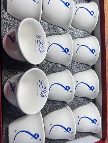 فناجين طباعة ملونة خاصية DTF UV ( 24 حبة )