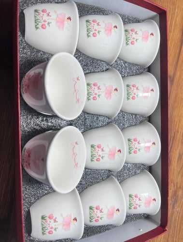 فناجين طباعة ملونة خاصية DTF UV ( 24 حبة )