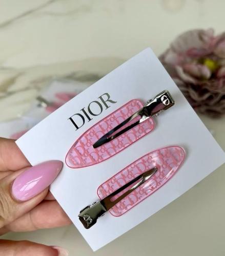 كلبسات شعر ديور الوردي - منتج أصلي