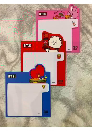 BT21 KPOP Sticky Note (2)