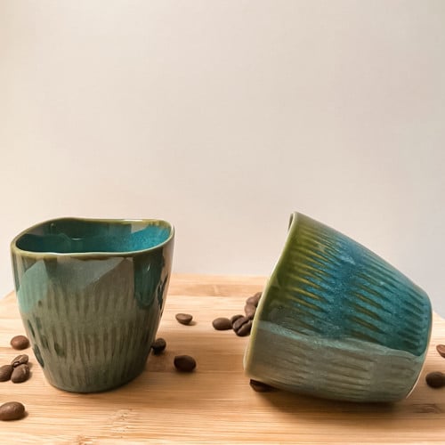 كوب Blue مموج 150 مل