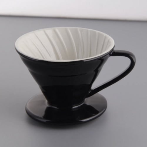 أداة v60 للترشيح سيراميك لون أسود