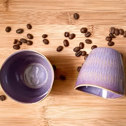 كوب Purple مموج 150 مل