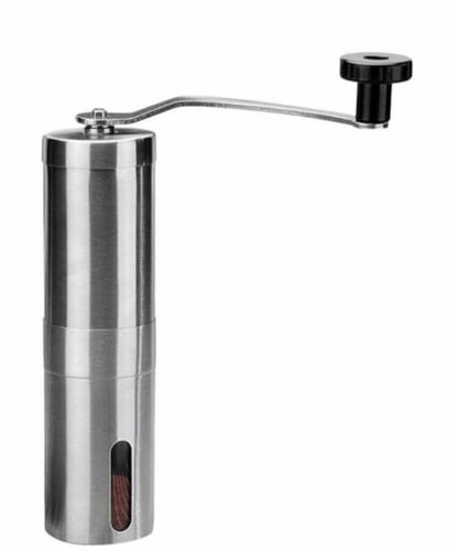 مطحنة يدوية مخروطية الشكل من الستانلس ستيل