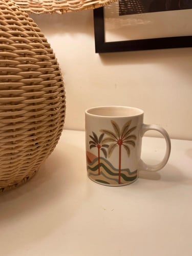 كوب سيراميك النخلة