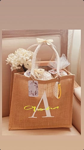 شنطة من الجوت مقاس L