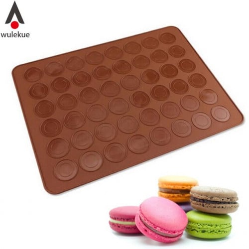 قالب مكرون حصيرة مانع للالتصاق 48 فجوة