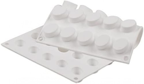 قالب شوكولاته ميني بيضاوي