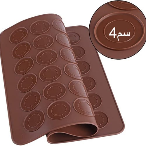 قالب مكرون حصيرة مانع للالتصاق 48 فجوة