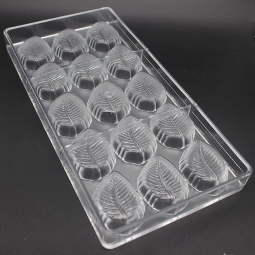 قالب شوكولاته بلاستك ورق شجر