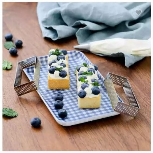 قطاعات التارت الفرنسي مستطيل