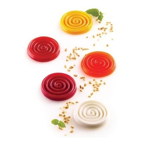 قالب شوكولاته ميني دائري حلزوني