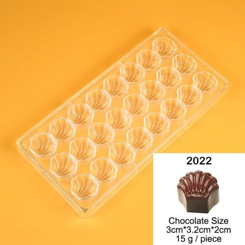 قالب شوكولاته بلاستك اصداف