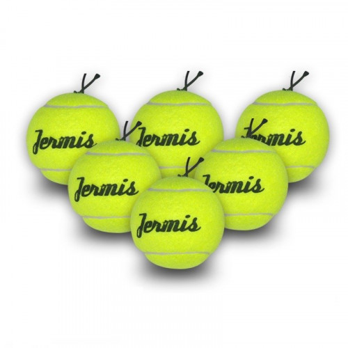 مجموعة كرات لمنصة تدريب التنس الأرضي مزودة بحبل مط...