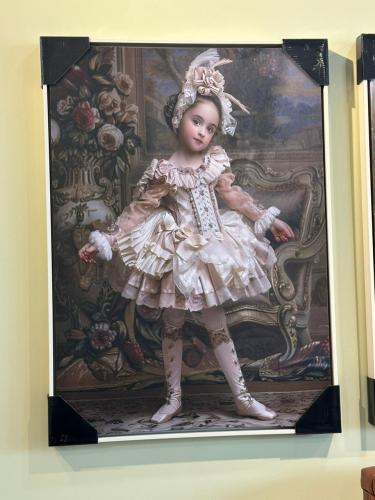 لوحة الطفلة الباليه الكلاسيكية