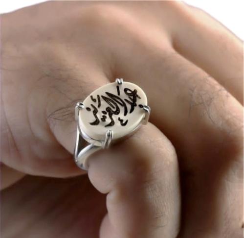 خاتم فضة رجالي 925