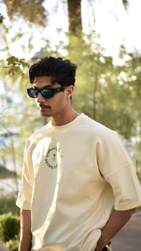 تيشرت اليوم الوطني 95 اوفر سايز - ان تكون سعوديا