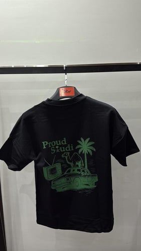 تيشرت اليوم الوطني السعودي 95 اوفر سايز