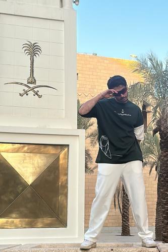 تيشرت اليوم الوطني السعودي 95اوفر سايز