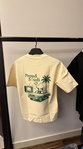 تيشرت اليوم الوطني السعودي 95 اوفر سايز
