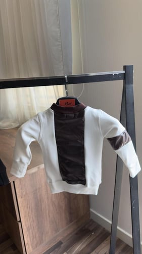 Kits Brown Leather kids\ طقم هودي اطفال