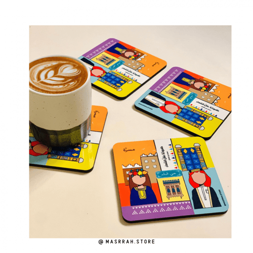 قاعدة أكواب خشبية - طموحنا عنان السماء