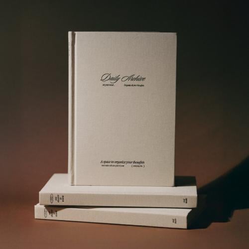 بلانر قماشي - Daily Archive (Beige)