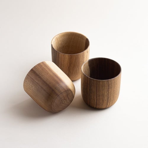 soft wood cup - كوب