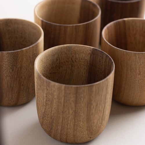 soft wood cup - كوب