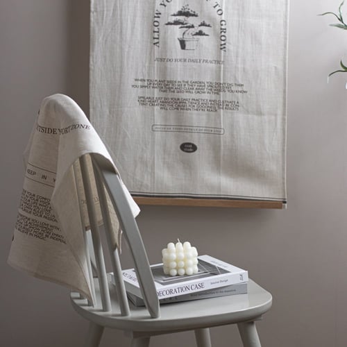 نسيج كتان - allow yourself linen poster