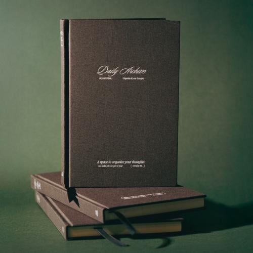 بلانر قماشي - Daily Archive (Dark brown )