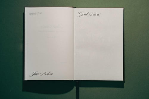بلانر قماشي - Daily Archive (Dark brown )