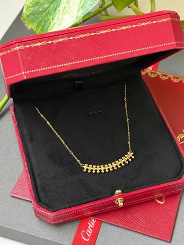 سلسال كارتييه ذهبي