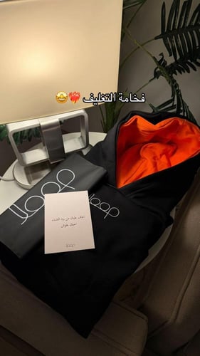 بلوفر هودي دبل كاب من براند اوب رمادي