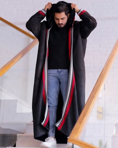 فروه شتويه بنقشة السدو