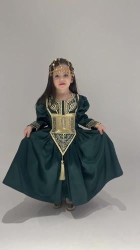 فستان يوم التأسيس بناتي اللبس جنوبي جديد